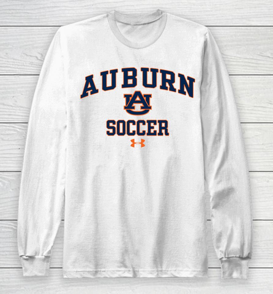 Auburn Tigers Under Armour Soccer Arch Over Long Sleeve T-Shirt