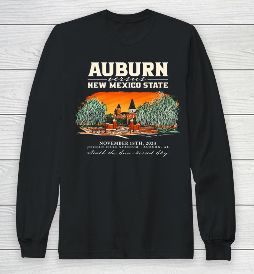 Auburn Vs New Mexico State 2023 Jordan Hare Stadium Long Sleeve T-Shirt