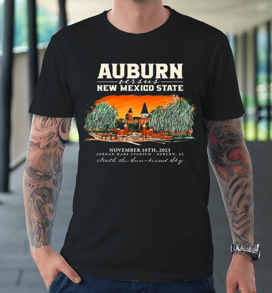 Auburn Vs New Mexico State 2023 Jordan Hare Stadium Premium T-Shirt