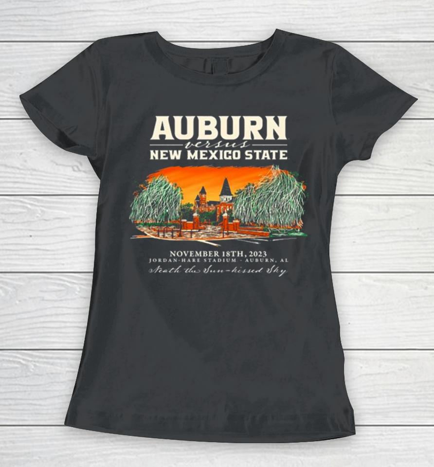 Auburn Vs New Mexico State 2023 Jordan Hare Stadium Women T-Shirt