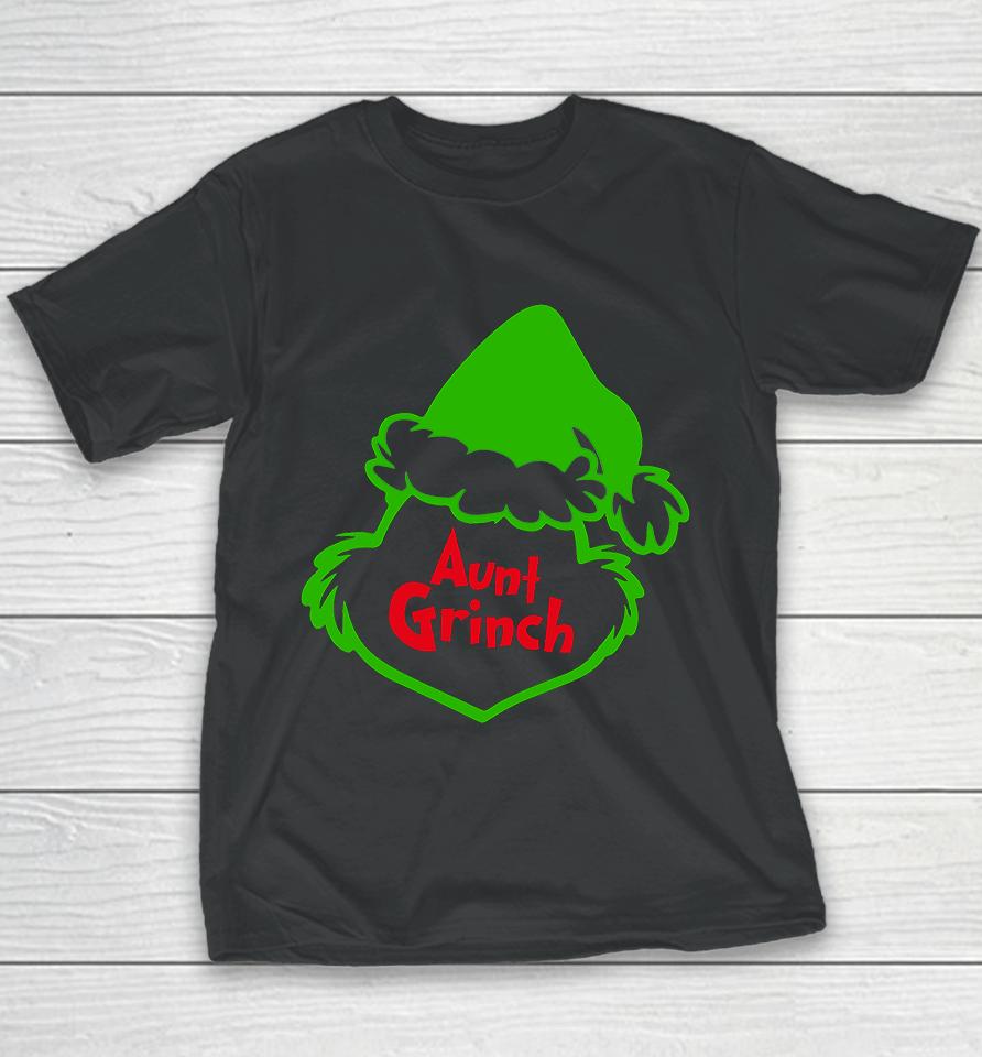 Aunt Grinch Christmas Youth T-Shirt