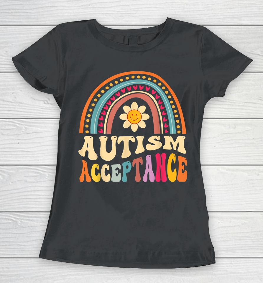 Autism Awareness Acceptance Special Education Teacher Gifts Women T-Shirt