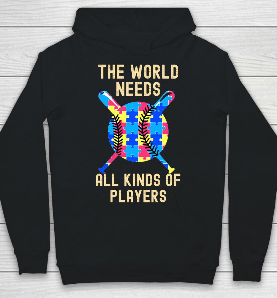 Autism Awareness All Kinds Minds Autistic Support Baseball Hoodie