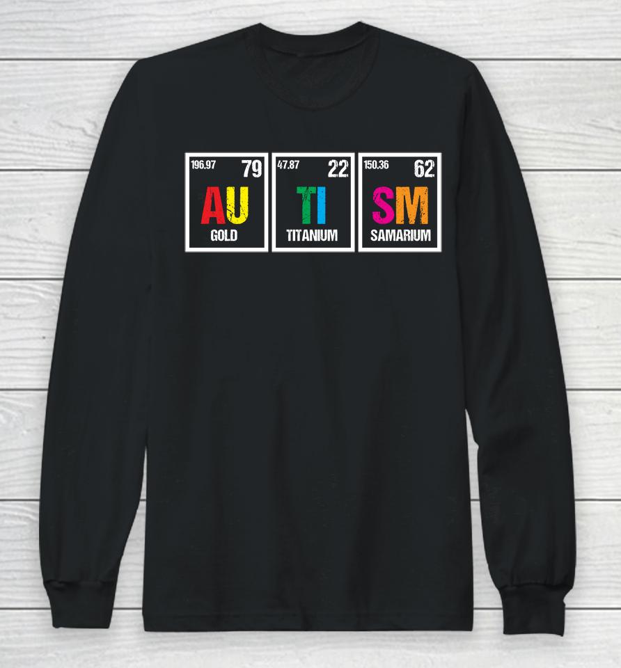 Autism Awareness Chemical Element Long Sleeve T-Shirt