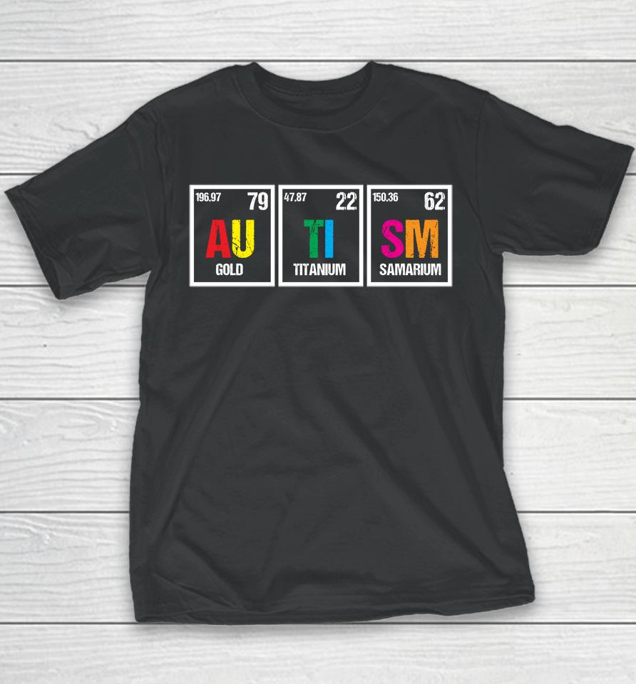 Autism Awareness Chemical Element Youth T-Shirt