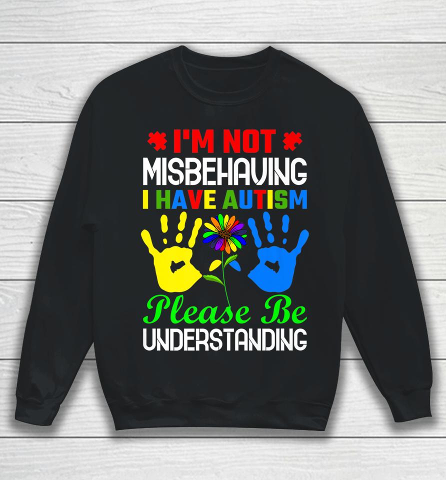 Autism Awareness Kids Autistic Boy Girl I Have Autism Puzzle Sweatshirt