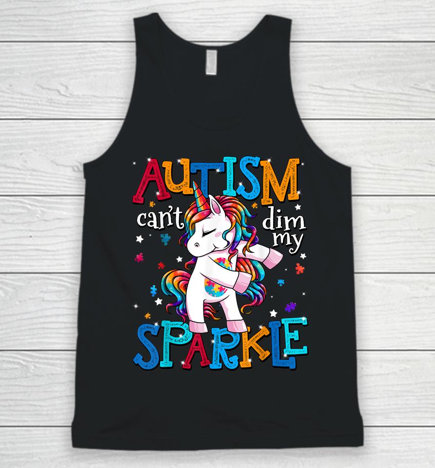 Autism Awareness Kids Unicorn Shirt For Autism Mom Girls Unisex Tank Top