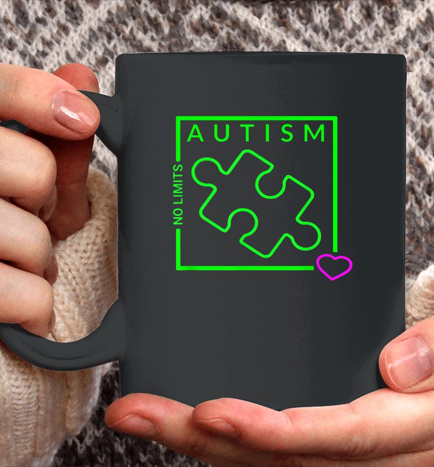 Autism Awareness No Limits Graphic Coffee Mug