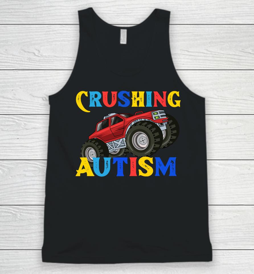 Autism Mega Truck An Autism Awareness Unisex Tank Top
