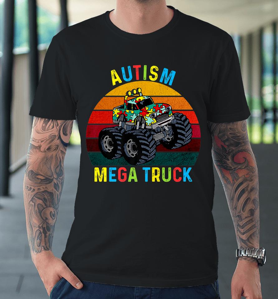 Autism Mega Truck Autism Awareness Premium T-Shirt