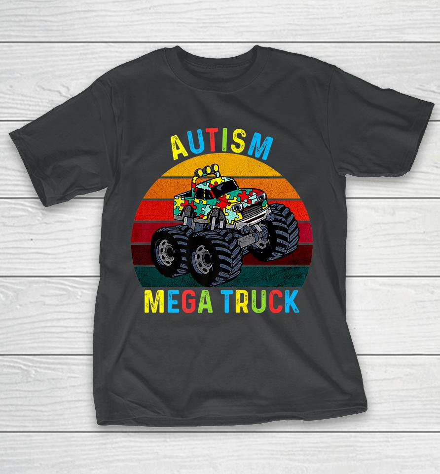 Autism Mega Truck Autism Awareness T-Shirt