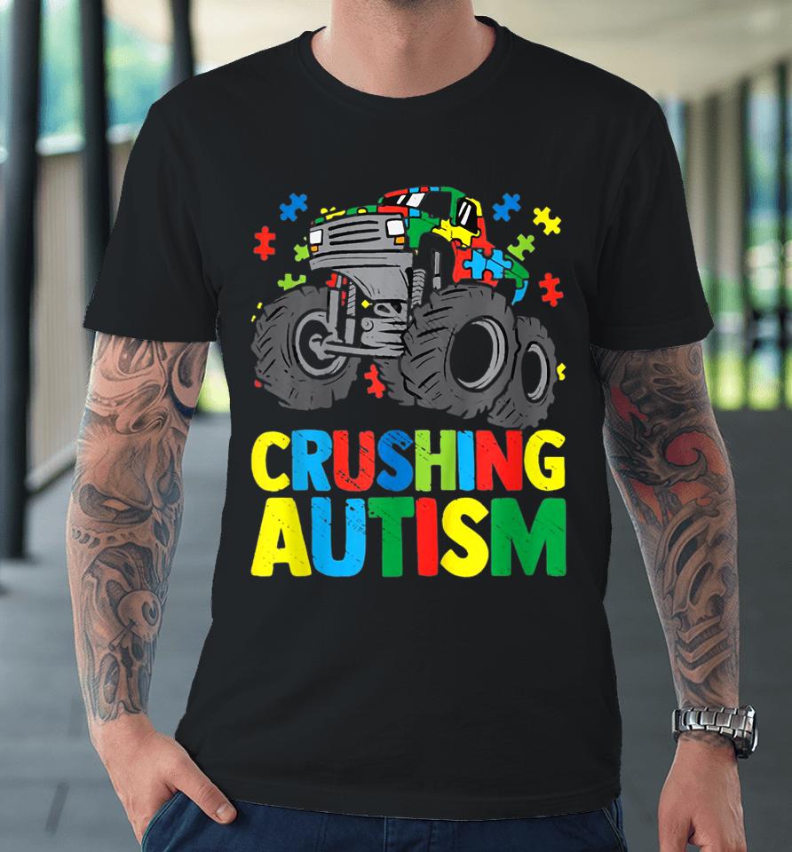 Autism Mega Truck Awareness Love Acceptance Premium T-Shirt