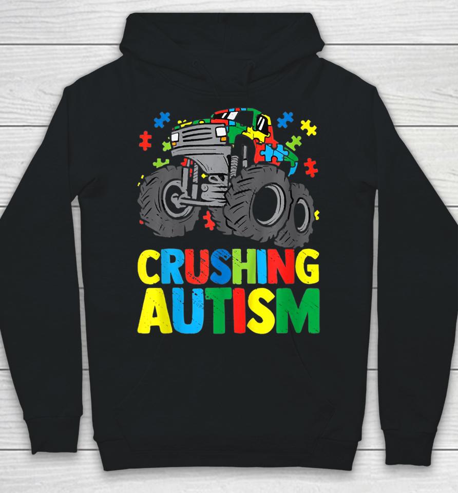 Autism Mega Truck Awareness Love Acceptance Hoodie