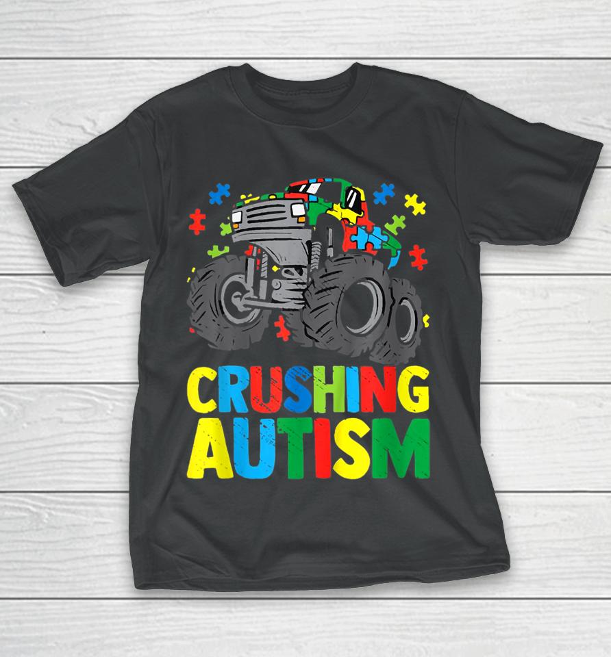 Autism Mega Truck Awareness Love Acceptance T-Shirt