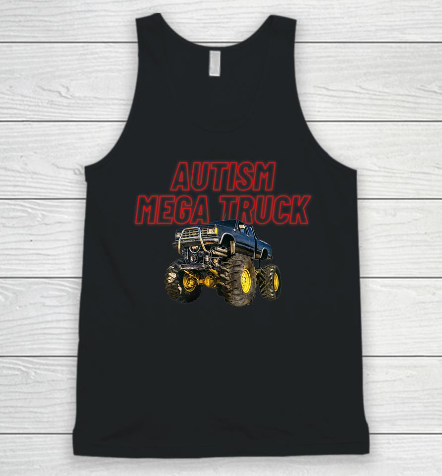 Autism Mega Truck Unisex Tank Top