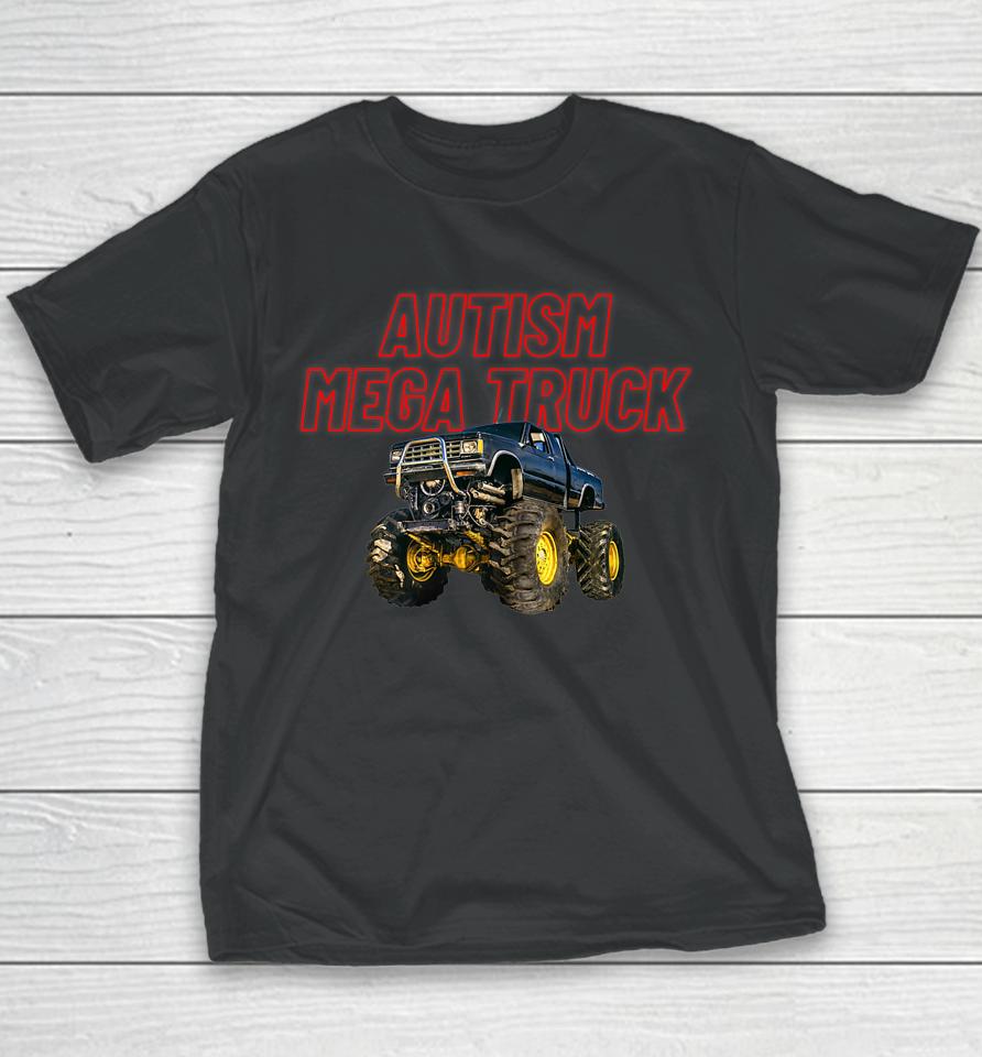 Autism Mega Truck Youth T-Shirt