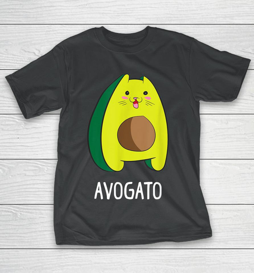 Avagato Cat Design Avogato Avocado Gift T-Shirt