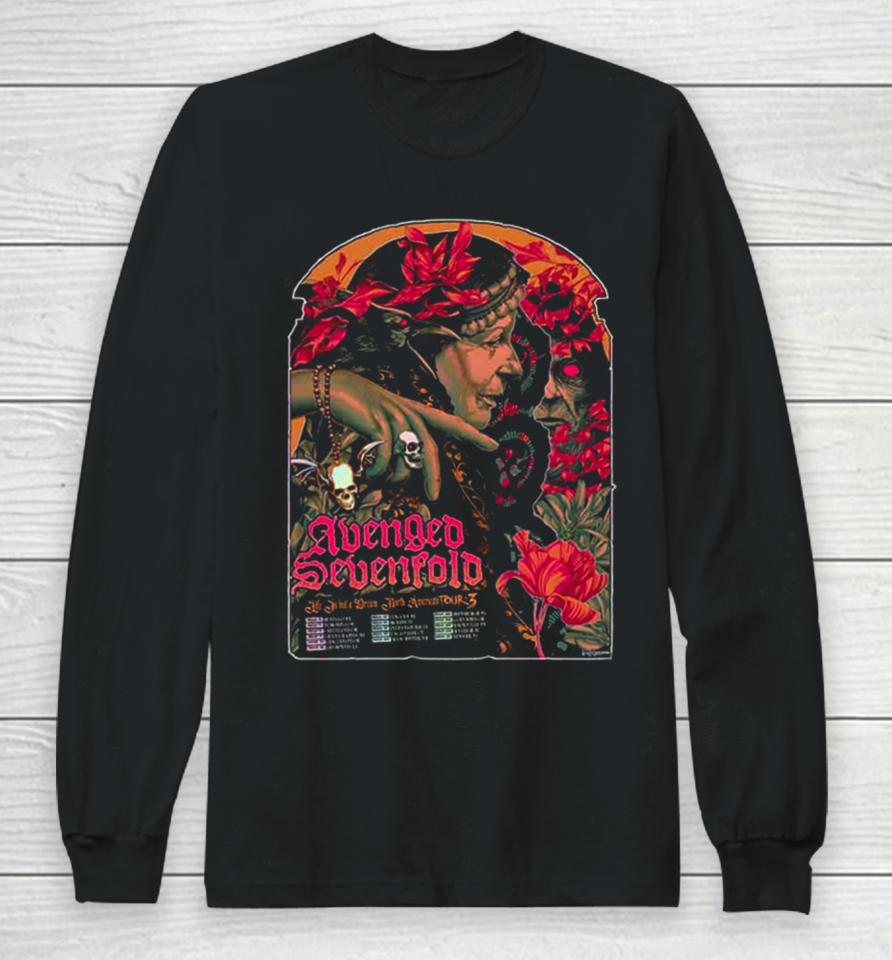 Avenged Sevenfold Life Is But A Dream North American Tour Part 3 Schedule Lists 2024 Long Sleeve T-Shirt