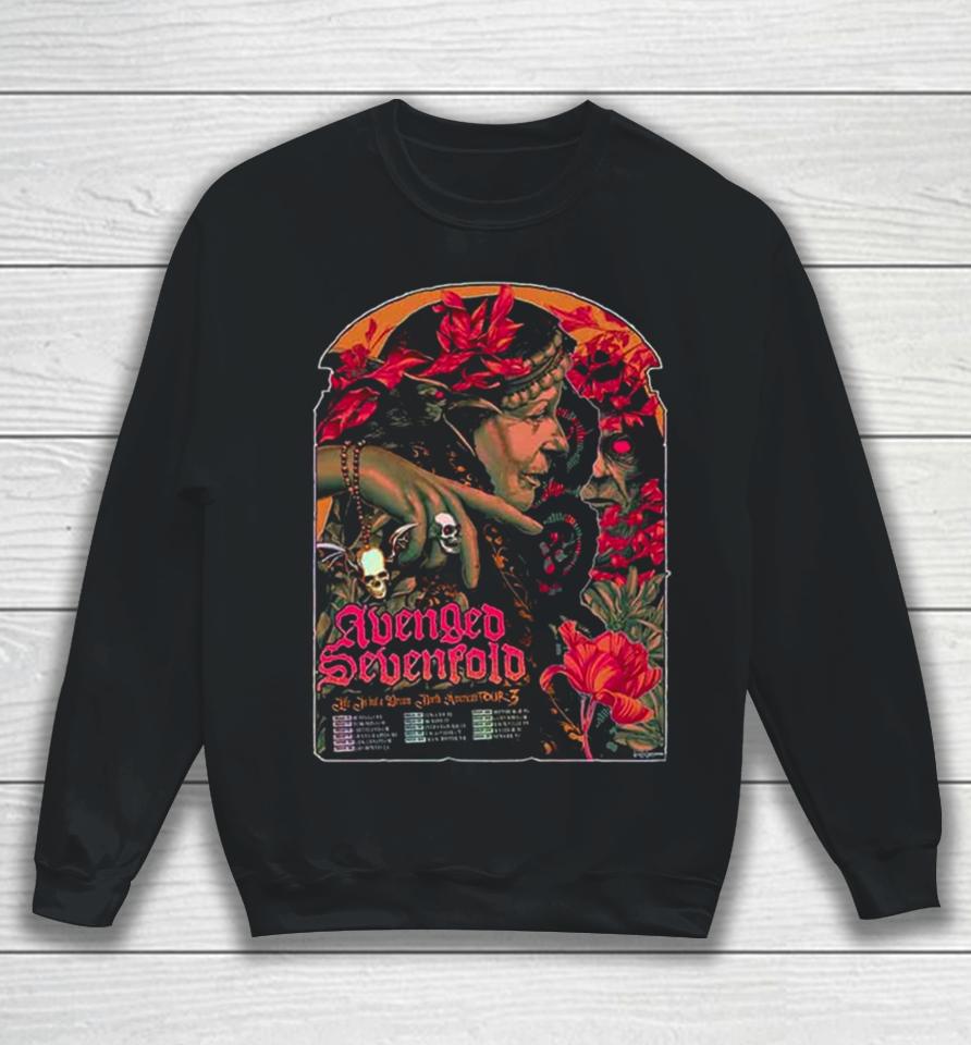 Avenged Sevenfold Life Is But A Dream North American Tour Part 3 Schedule Lists 2024 Sweatshirt