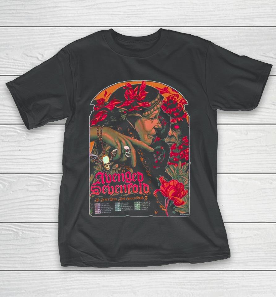 Avenged Sevenfold Life Is But A Dream North American Tour Part 3 Schedule Lists 2024 T-Shirt