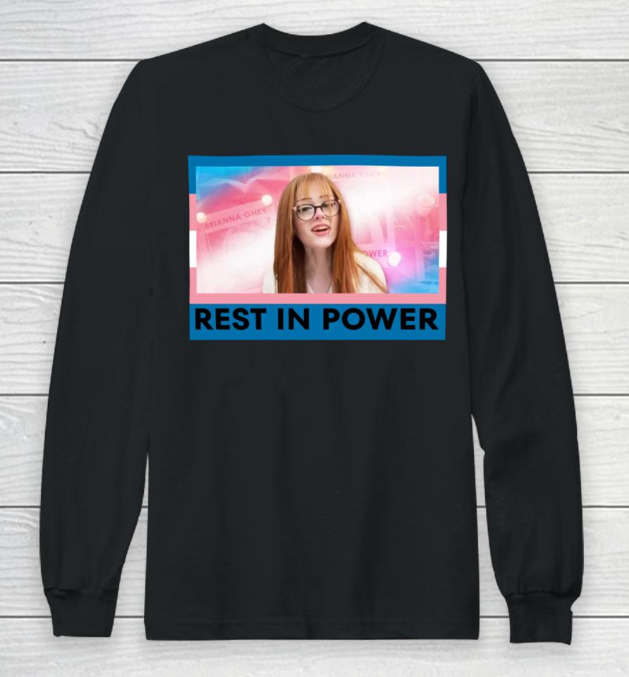 Avril Lgbtqia Brianna Ghey Rest In Power Long Sleeve T-Shirt