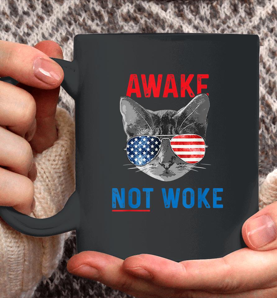 Awake Not Woke Coffee Mug