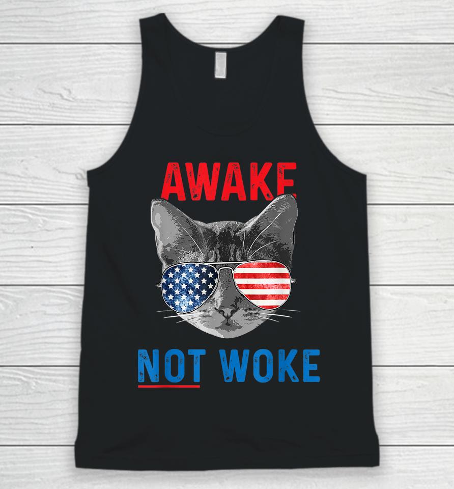 Awake Not Woke Unisex Tank Top