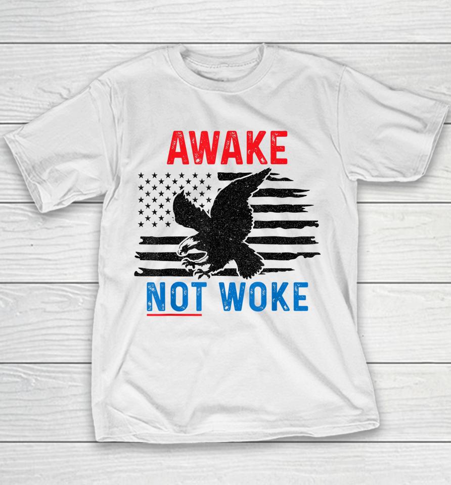 Awake Not Woke Youth T-Shirt