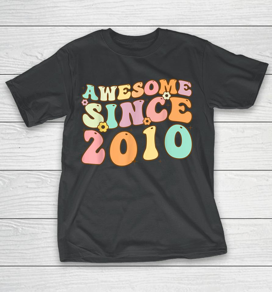 Awesome Since 2010 12 Years Old 12Th Birthday Retro T-Shirt