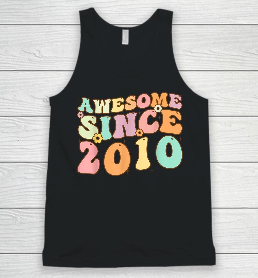 Awesome Since 2010 12 Years Old 12Th Birthday Retro Unisex Tank Top