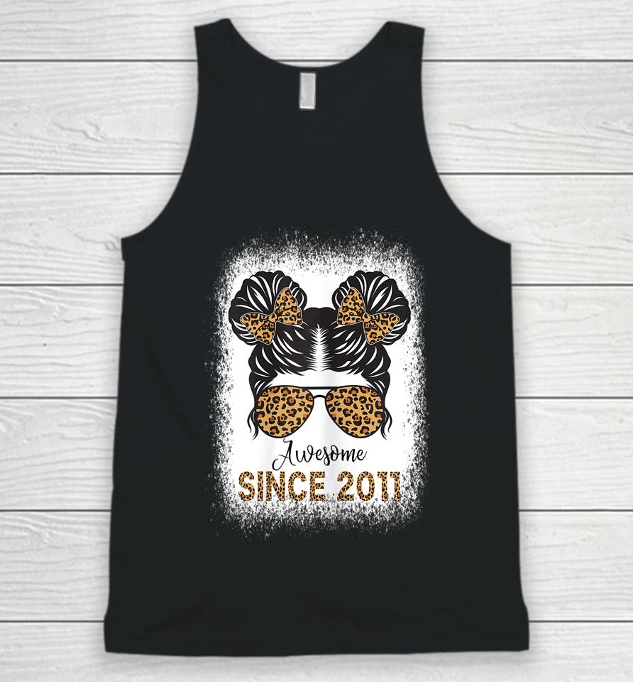 Awesome Since 2011 11 Year Old Girl 11Th Birthday Unisex Tank Top