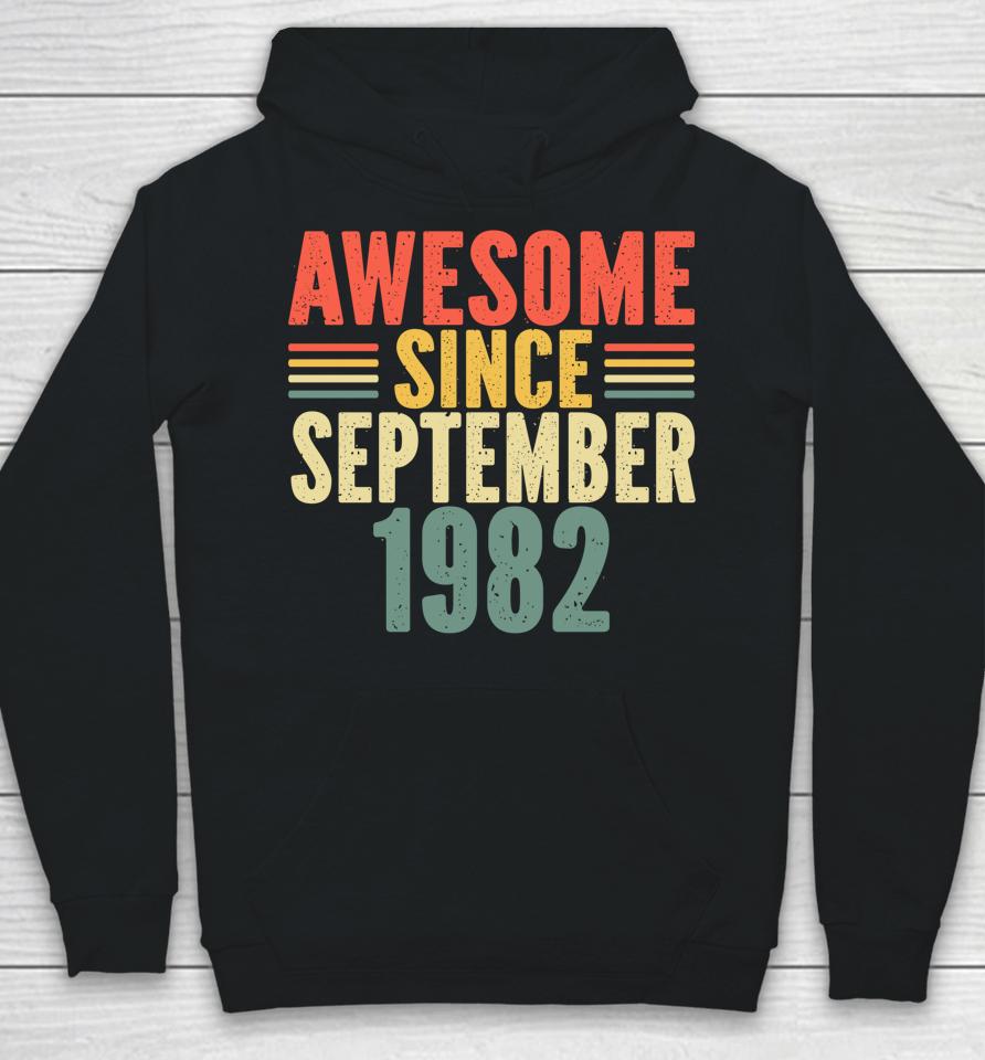 Awesome Since September 1982 40Th Years Old Hoodie