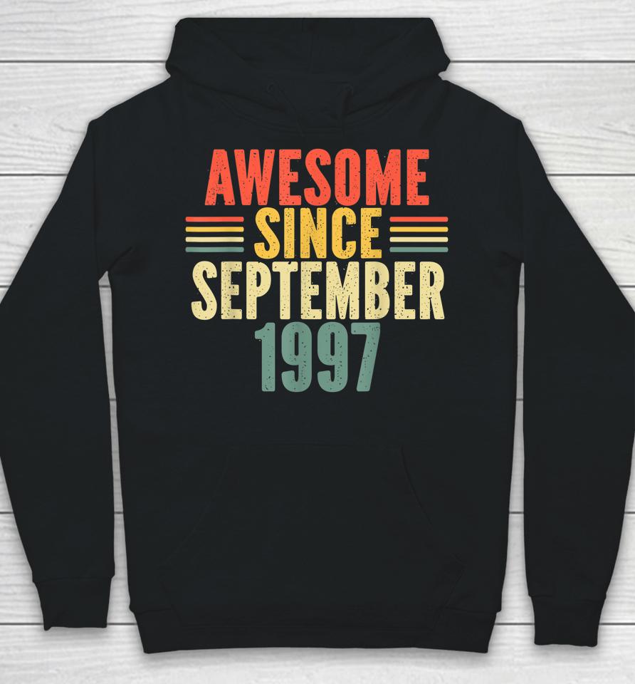 Awesome Since September 1997 25Th Years Old Hoodie