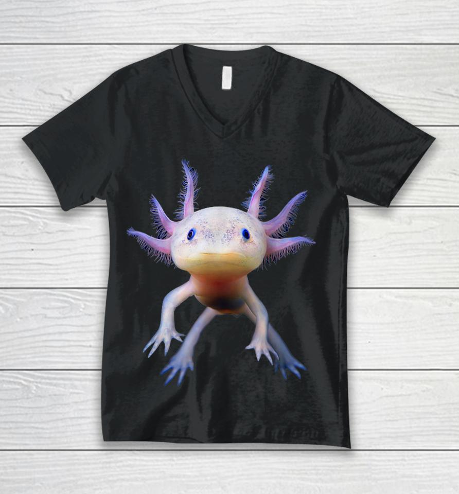 Axolotl Unisex V-Neck T-Shirt