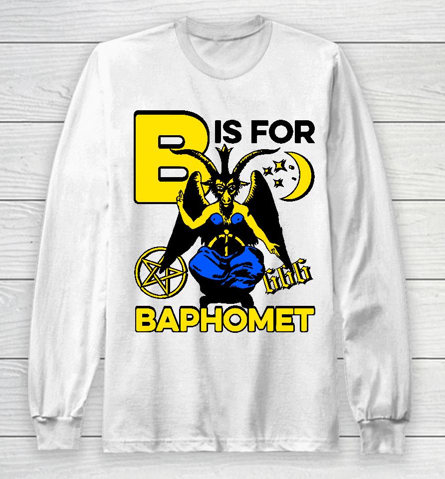 B Is For Baphomet Long Sleeve T-Shirt