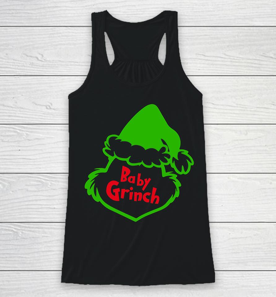 Baby Grinch Christmas Racerback Tank