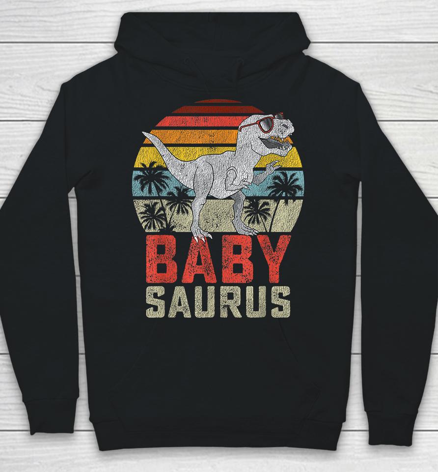 Babysaurus T Rex Dinosaur Baby Saurus Hoodie