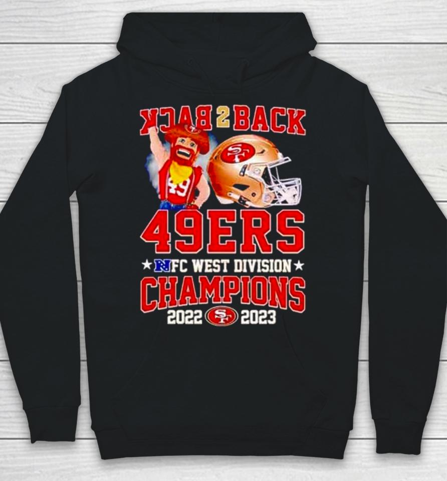 Back 2 Back San Francisco 49Ers Nfc West Division Champions 2022 2023 Hoodie
