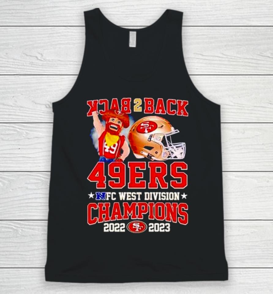 Back 2 Back San Francisco 49Ers Nfc West Division Champions 2022 2023 Unisex Tank Top