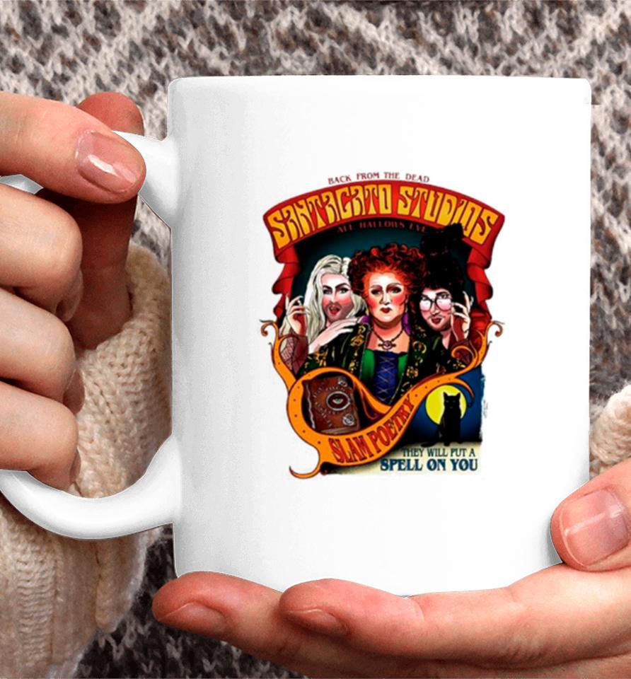 Back From The Dead Santagato Studios Slam Poetry That Will Put A Spell On You Coffee Mug