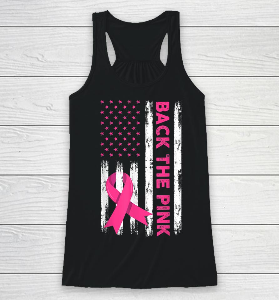 Back The Pink Breast Cancer Awareness Racerback Tank