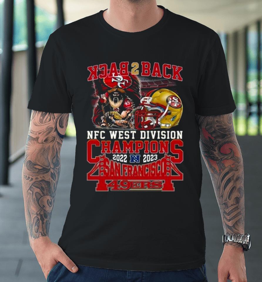 Back To Back Nfc West Division Champions 2022 – 2023 San Francisco 49Ers Premium T-Shirt