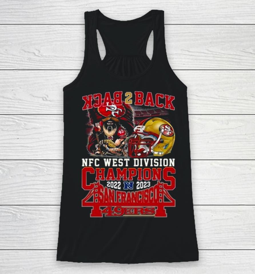 Back To Back Nfc West Division Champions 2022 – 2023 San Francisco 49Ers Racerback Tank