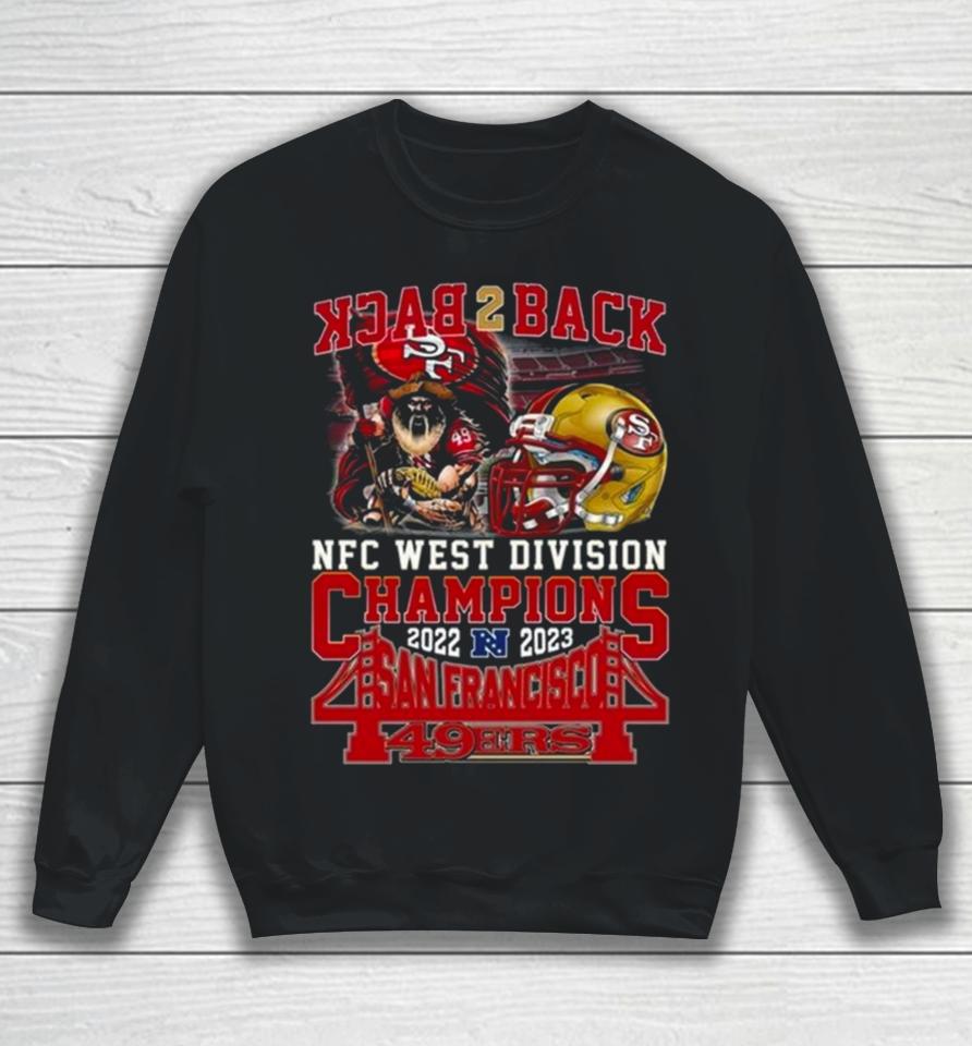 Back To Back Nfc West Division Champions 2022 – 2023 San Francisco 49Ers Sweatshirt