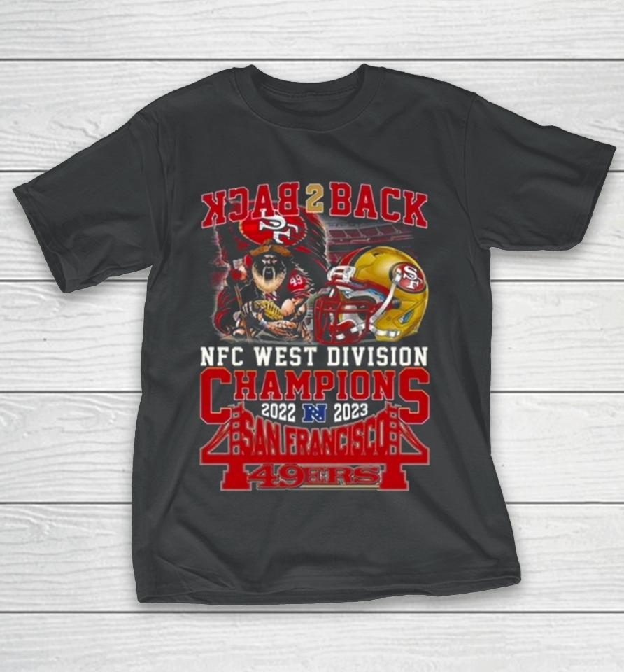 Back To Back Nfc West Division Champions 2022 – 2023 San Francisco 49Ers T-Shirt