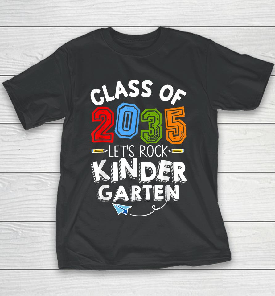 Back To School Class Of 2035 Kindergarten Teacher Youth T-Shirt