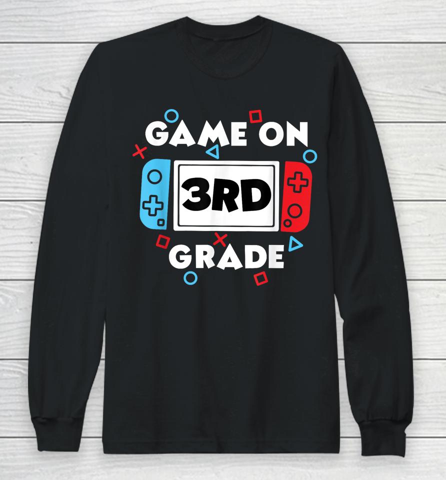 Back To School Game On 3Rd Grade Long Sleeve T-Shirt