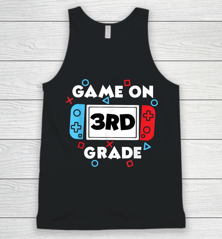 Back To School Game On 3Rd Grade Unisex Tank Top