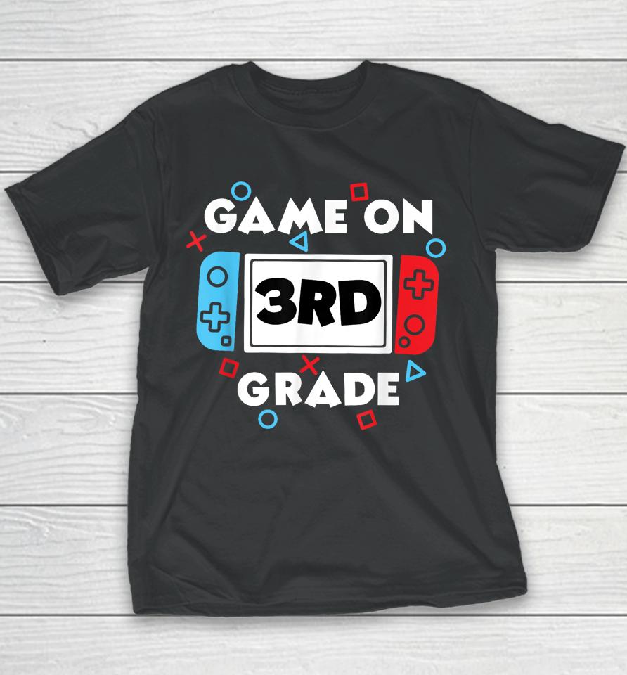 Back To School Game On 3Rd Grade Youth T-Shirt