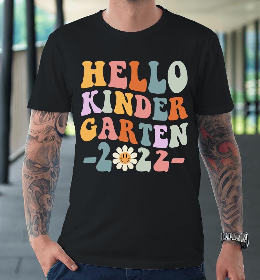 Back To School Hello Kindergarten Squad Teachers &Amp; Students Premium T-Shirt